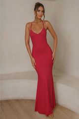 Mercer Dress - Crimson (PREORDER)