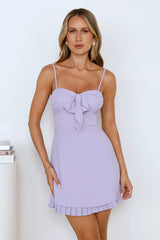 Fashion Features Mini Dress Lilac
