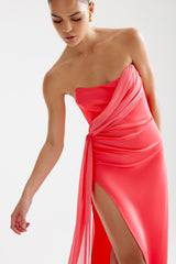 Aura Dress - Cranberry