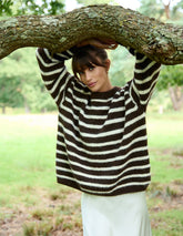 Soft Knit Round Neck Stripe Jumper