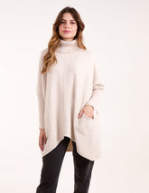 Roll Neck Pocket Jumper
