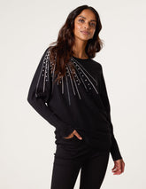 Jumper With Shoulder Embellishment