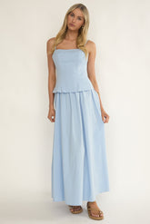 Antonita Cami Strap Maxi Dress Blue
