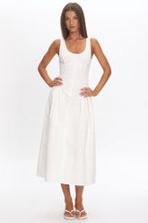 LIONESS Luna Rosa Maxi Dress Porcelain