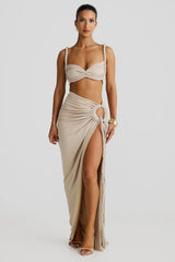Ahria Top - Gold Marble
