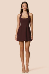 Nookie Kayla Mini Dress - Cocoa