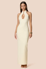 Nookie Harmony Maxi Dress - Pale Lemon