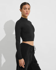 Rays Long Sleeve Top - Jet