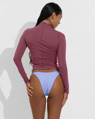 Rays LS Top *Long *Wavy - Desert Plum / Riptide