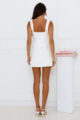 City Sleek Mini Dress White