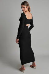 Angel Maxi Dress - Black