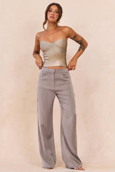 Breezes In Sunsets Foil Knit Top - Gold