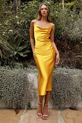 Ciara Midi Dress - Yellow