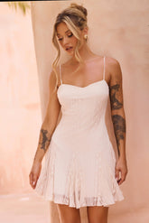 Delilah Mini Dress - Ivory