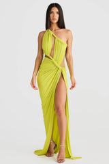 Aphrodite Gown - Chartreuse