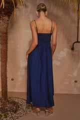 Kelani Luxe Midi Dress - Navy