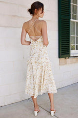 Emilia Dress - Yellow Floral