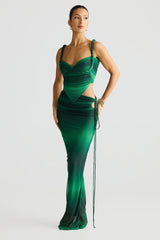 Iana Top - Emerald Ombre