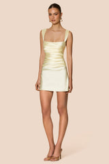 Nookie Dream Mini Dress - Lemon