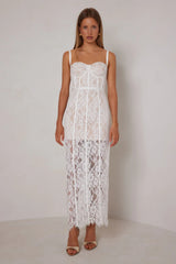 Alessandra Dress - White