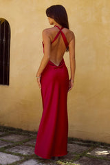 Chara Maxi Dress - Cherry