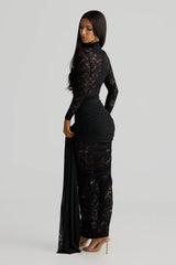 Celeste Skirt - Black Lace