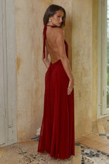 Vanessa Maxi Dress - Cherry