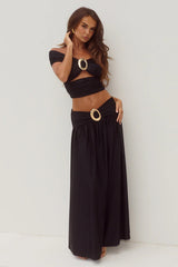 Nivali Maxi Skirt - Black