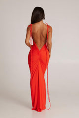 Jiani Gown - Tangerine