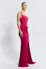 Merle Gown - Raspberry