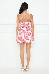 Floral Freshness Mini Dress White