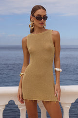 Ariya Mini Dress - Gold
