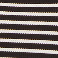 Striped Off The Shoulder Long Sleeve Bubble Hem Dress