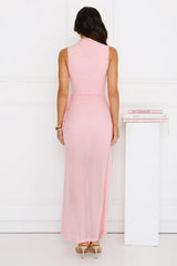 Dazzle Me Darling Mesh Maxi Dress Pink