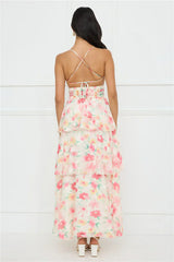 Bright Beauty Maxi Dress Print