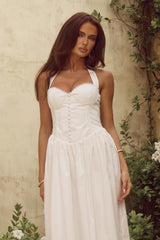 Adeline Midi Dress - White