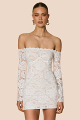 Nookie Alessia Mini Dress - Ivory
