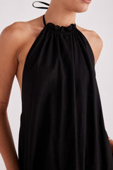 Alysse Halter Maxi Dress - Black