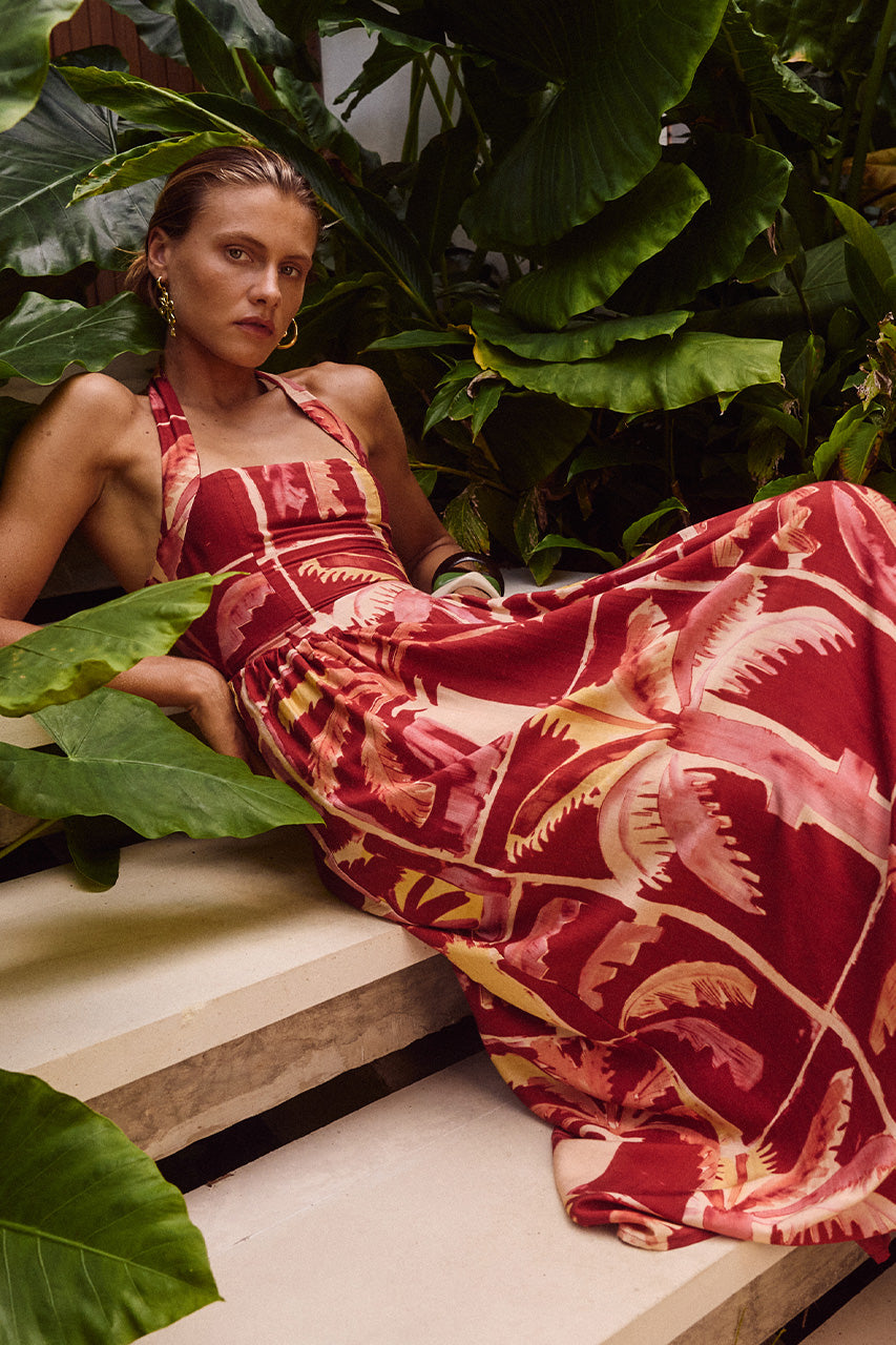 Arlo Midi Dress - Arlo Print