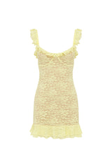Ava Mini Dress - Lemon
