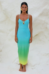 Benito Midi Dress - Blue Ombre