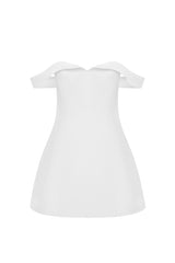 Ebony Mini Dress - White