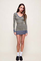 Poet Cable Knit Mini Dress