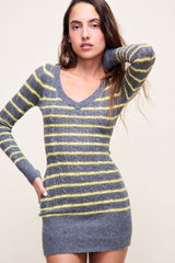 Poet Cable Knit Mini Dress