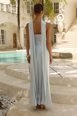 Elsa Maxi Dress - Ice blue