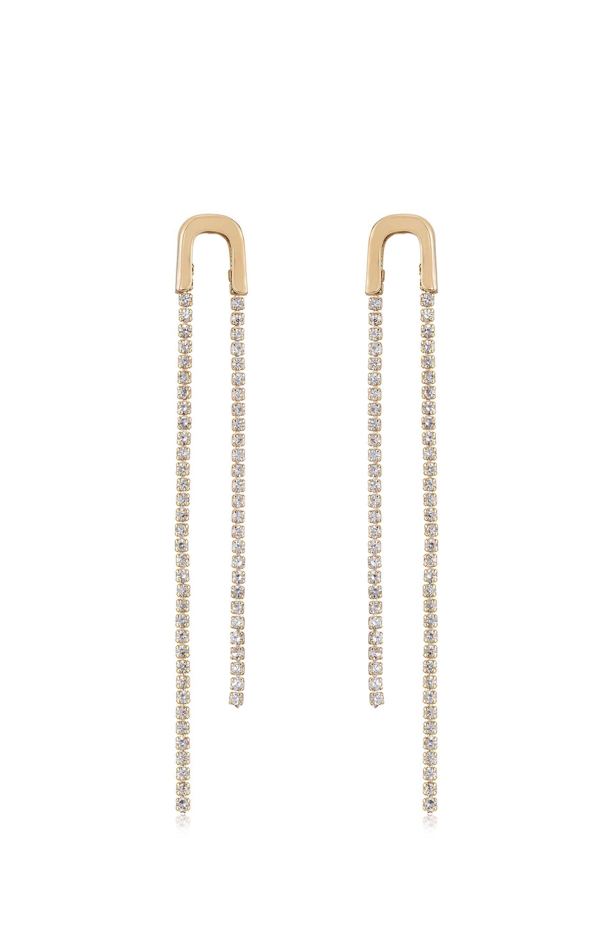 Double Chain Drop Earrings