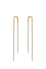 Double Chain Drop Earrings