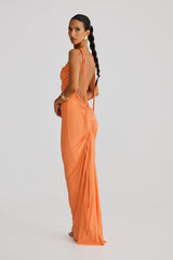 Amora Gown - Papaya