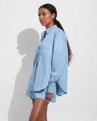 Port Button Down - Blue Skies