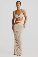Ahria Top - Gold Marble